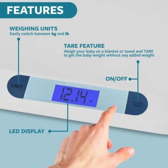 Smart Weigh Digital Baby & Pet Scale image {1}