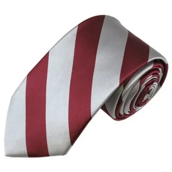 Men's 2.75 W And 58 L Inch With 0.75 Inch Stripe Width College Stripe Slim Woven Necktie image {30}