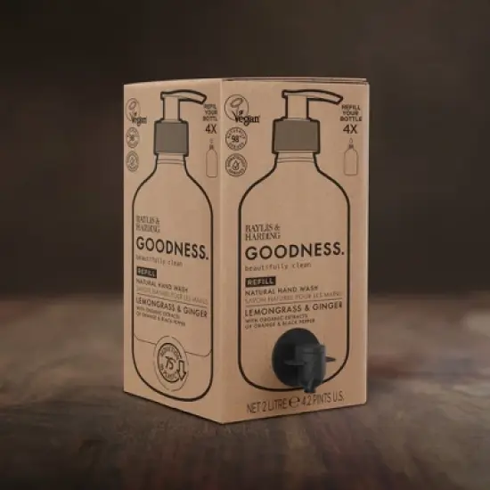 Baylis & Harding Goodness Hand Wash Refill - Lemongrass and Ginger - 2L image {1}