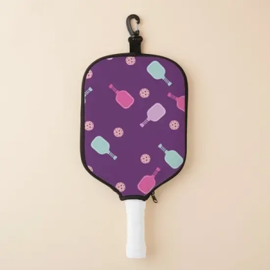 Personalization Mall Pickleball Repeating Name Personalized Pickleball Paddle Cover image {1}