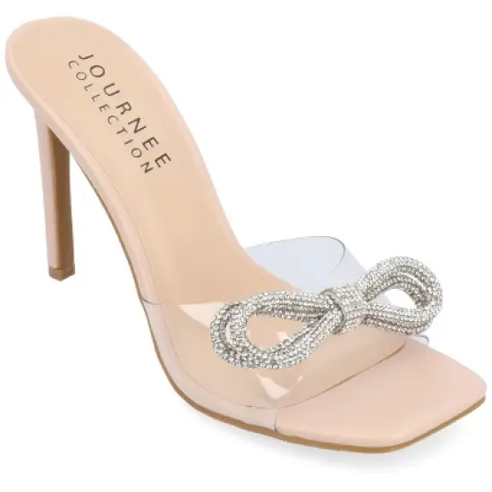 Journee Collection Womens Fenella Tru Comfort Foam High Heel Open Toe Pumps image {10}