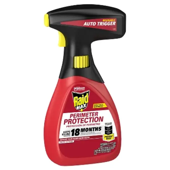 Raid Max Bug Killer Perimeter Protection Bug Spray - 30oz image {12}