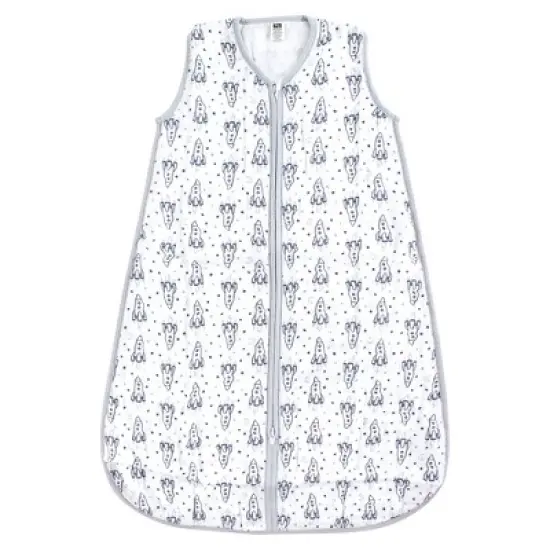 Hudson Baby Infant Boy Muslin Cotton Sleeveless Wearable Sleeping Bag, Sack, Blanket, Rocket Ship image {1}