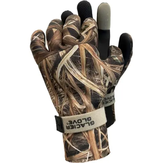Glacier Glove Pro Waterfowler Gloves - Mossy Oak Shadowgrass Blades image {6}
