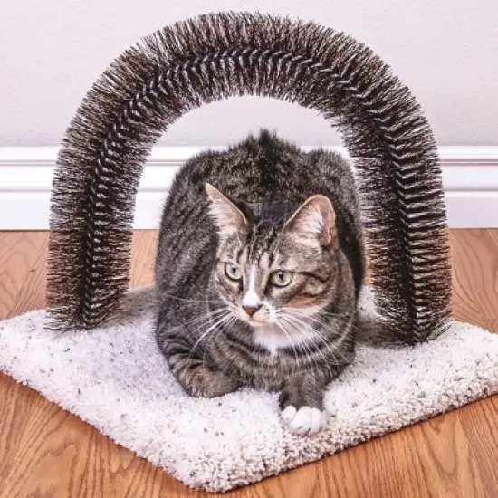 Ware Manufacturing Brush-N-Scratch Groomer for Cats (Carpet Design May Vary) image {2}