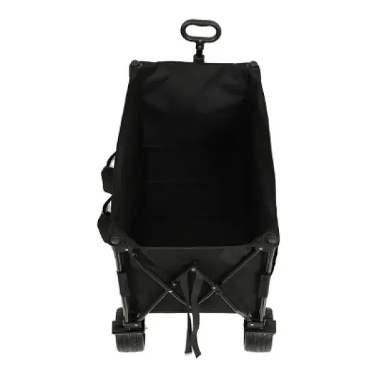 YONWAY Heavy-Duty All-Terrain Folding Utility Wagon Cart with Large Beach Wheels, Adjustable Handle,480lbs Capacity,for Camping, Beach image {6}