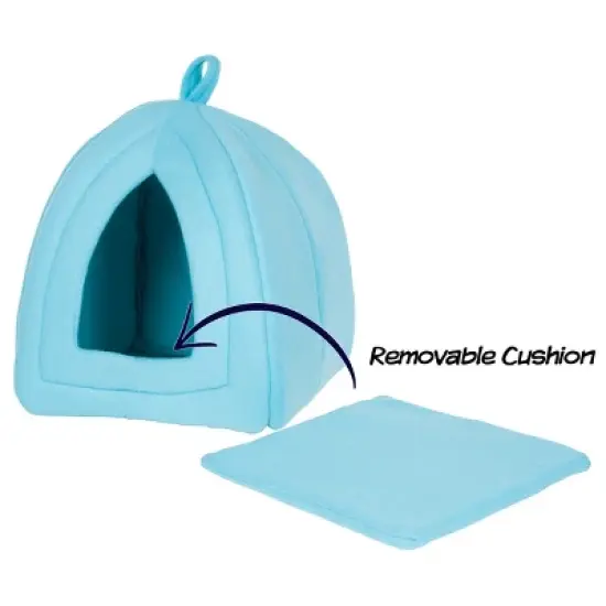 Pet Adobe Igloo-Style Pet Tent - Blue image {2}