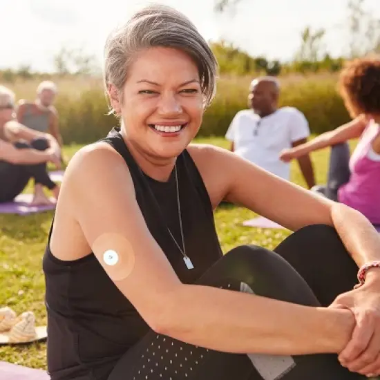 RightCare CGM Adhesive Synthetic Patch for Freestyle Libre, Uncovered Circle, Multiple Colors, Bag of 25 image {7}