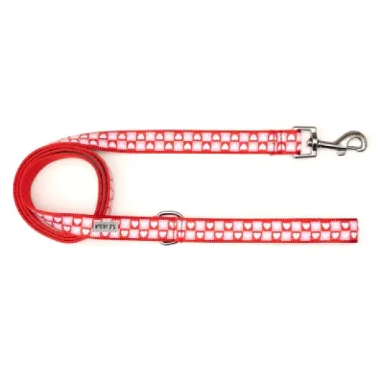 The Worthy Dog Colorblock Hearts Dog Leash image {2}