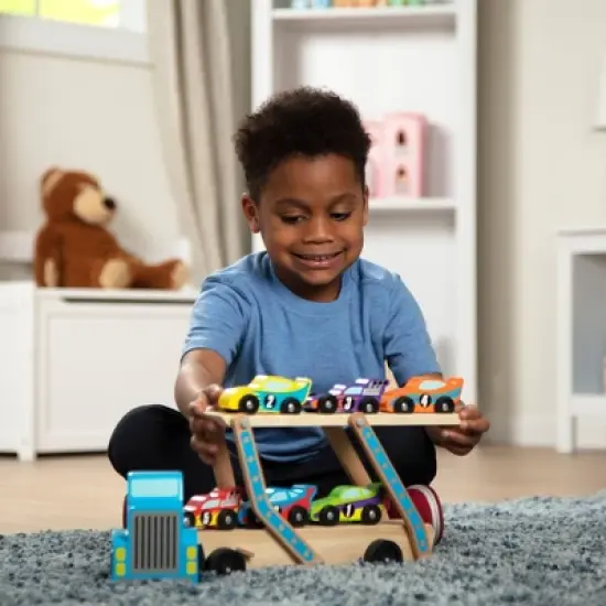 Melissa & Doug Mega Race-Car Carrier image {6}