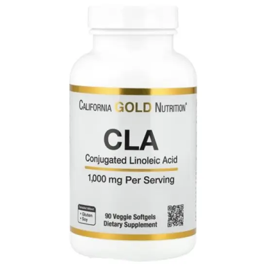 California Gold Nutrition CLA, Conjugated Linoleic Acid, 1,000 mg, 90 Veggie Softgels image {5}