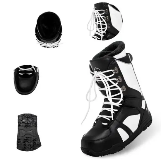 Alpine Swiss Mens Snowboard Boots Winter Snow Boots image {1}