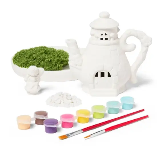 Ceramic Fairy Garden Painting Craft Kit - Mondo Llama&trade; image {1}