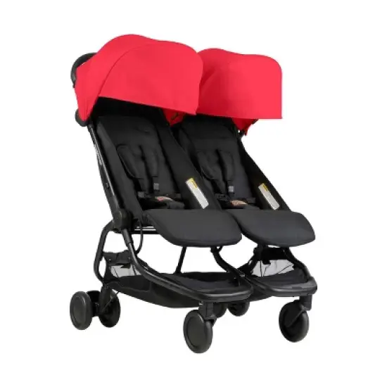 Mountain Buggy Nano Duo Stroller in Ruby image {5}