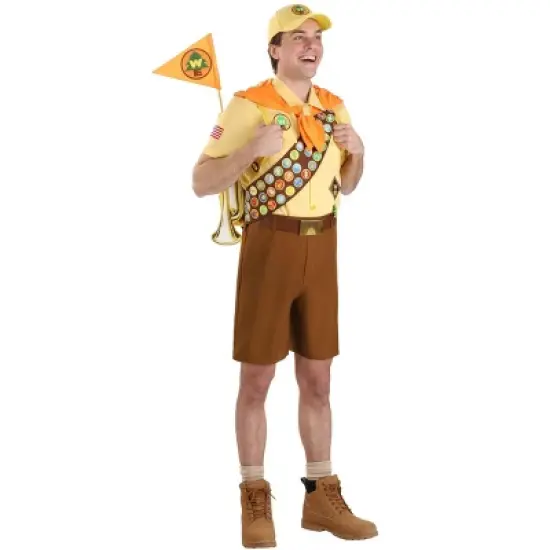 HalloweenCostumes.com Mens Deluxe Disney Russell UP Halloween Costume | Adult Disney Costumes | Wilderness Explorer Outfit image {5}