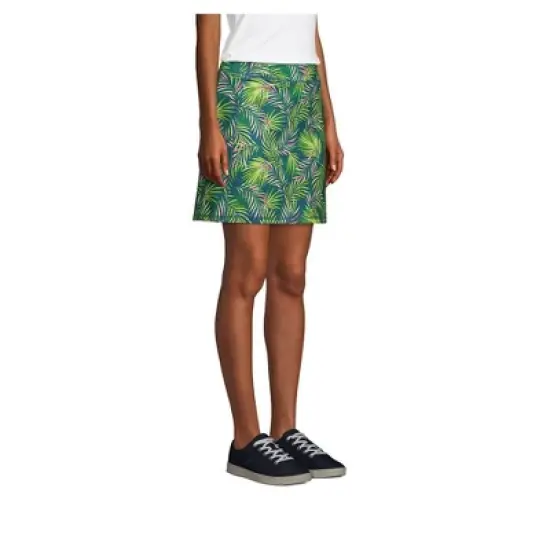 Lands' End Women's Tall Active Knit Skort image {2}