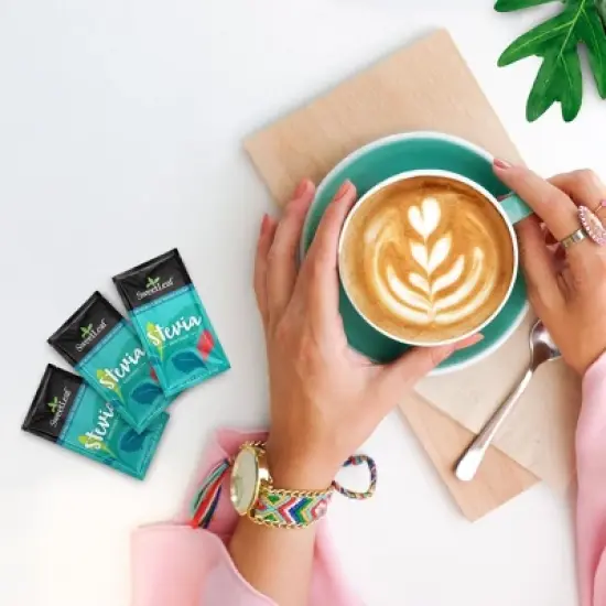 Sweetleaf Stevia Packets - Zero Calorie Powder, Sugar Substitute Sweetener Packets, 70 Count image {3}