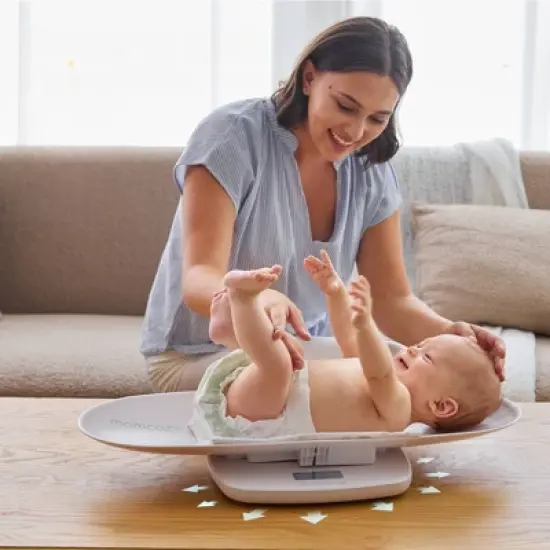 Momcozy Multi-Function Baby Scale, Weight and Height Measurement image {1}