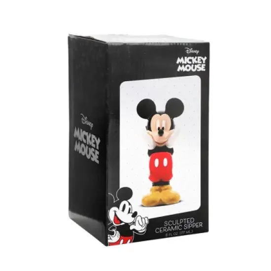 Disney Mickey Mouse 6 Oz Sculpted Ceramic Sipper image {6}