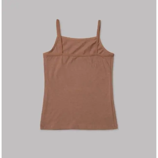 Nubies Essentials Girls' 3pk Cami - Light Brown  image {1}