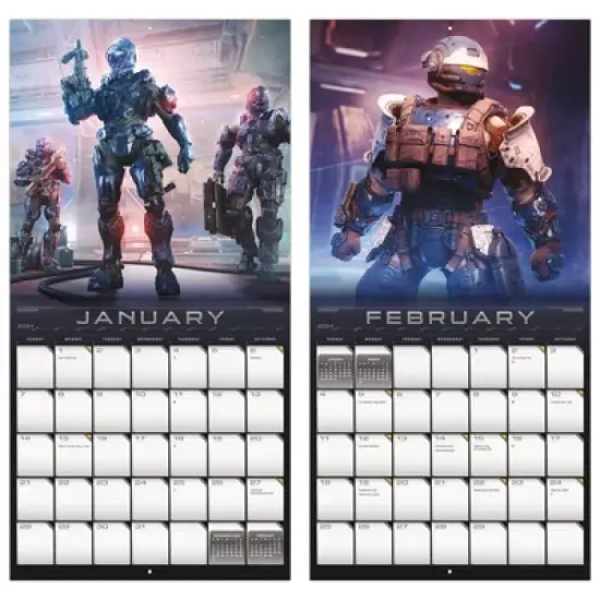 Trends International Inc. 2023-24 Wall Calendar 12"x12" Halo image {5}