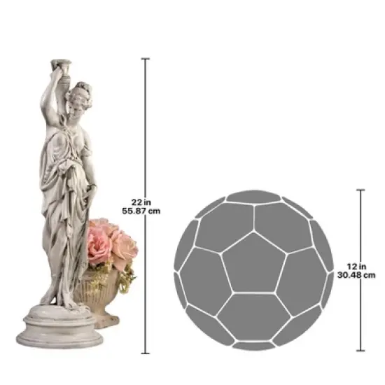 Design Toscano Dione, the Divine Water Goddess Garden Statue: Medium image {1}