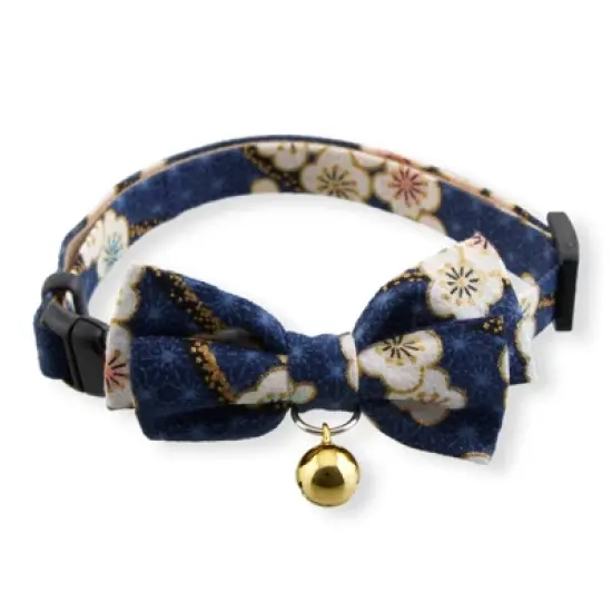 Necoichi Hanami Bow Tie Cat Collar image {13}