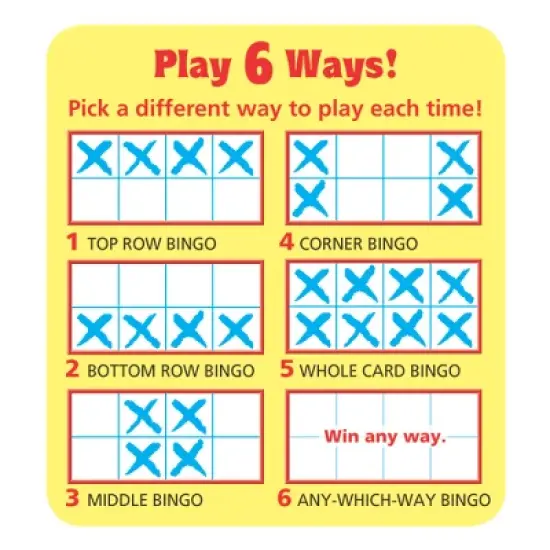 TREND Alphabets, Number, Shapes and Colors Wipe-Off Bingo Cards, 3 Packs image {3}