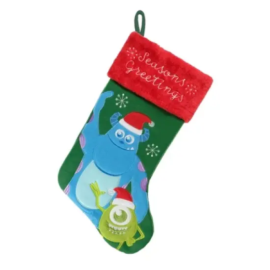 Monsters Inc. Applique Holiday Stocking 20" image {1}