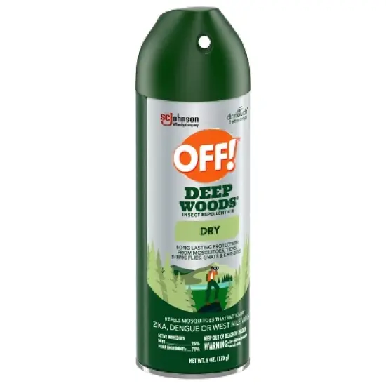 OFF! Deep Woods Mosquito Repellent Bug Spray Aerosol - 6oz image {12}