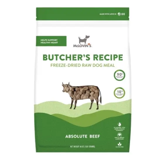 McLovin's Freeze Dried Dry Dog Food with Beef Recipe image {5}