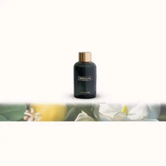 Benevolence LA Rose & Sandalwood Reed Diffuser Oil Refill image {7}