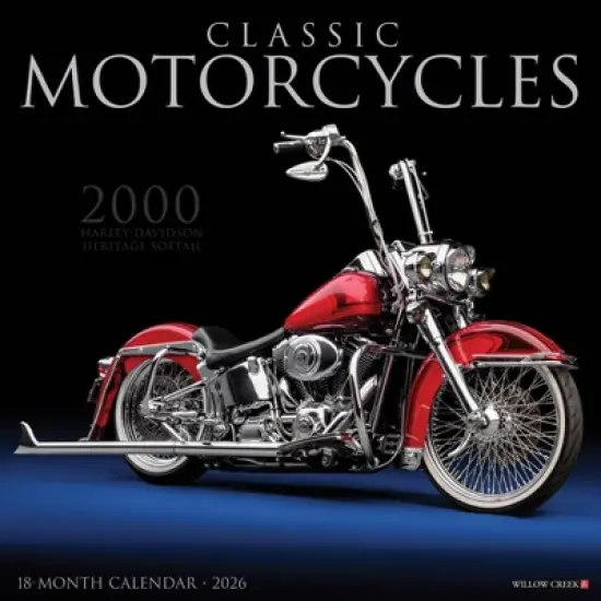 Willow Creek Press 2026 Classic Motorcycles Wall Calendar image {5}