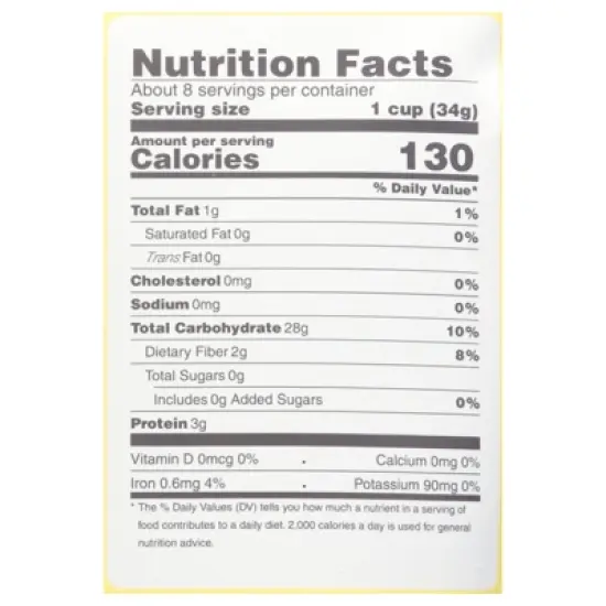 The Real Cereal Co. Organic Rice Crisps Cereal - Case of 6/8.4 oz image {3}