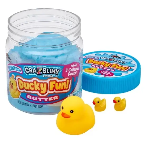 Cra-Z-Slimy Perm Blue Slime Yellow Duck image {3}