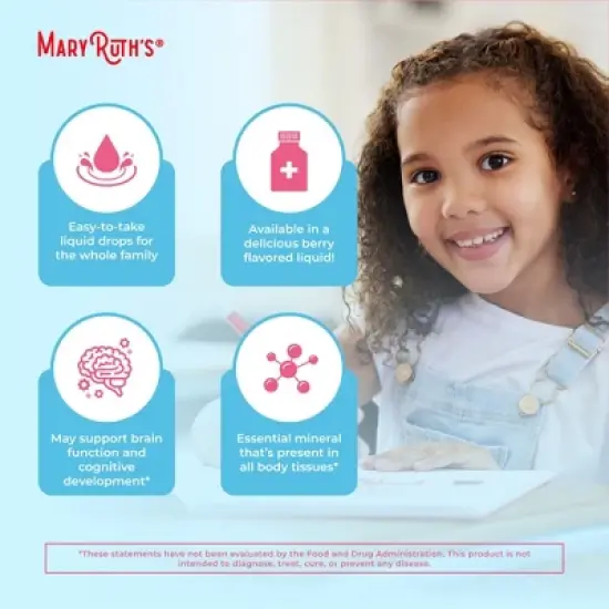 MaryRuth's Kids Zinc Drops, Berry, Org, 2 oz image {5}