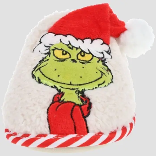The Grinch Women's Holiday Scuff Slippers - Ivory image {4}