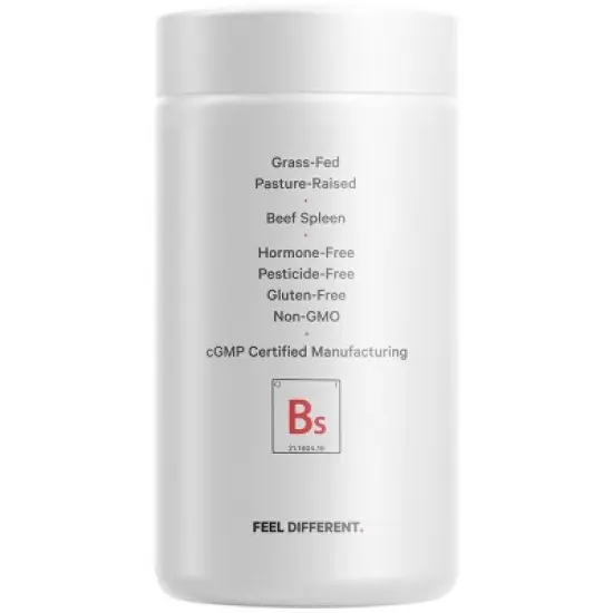 Codeage Grass-Fed Beef Spleen Pasture-Raised Non-Defatted Glandular Supplement - 180ct image {8}