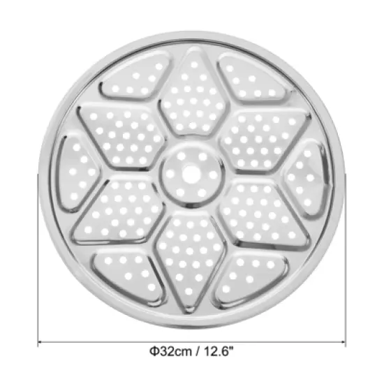 Unique Bargains Pot Pressure Cookware Thicken Stainless Steel Steamer Rack image {1}