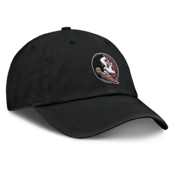 NCAA Florida State Seminoles Unstructured Black Tonal Cotton Hat image {2}