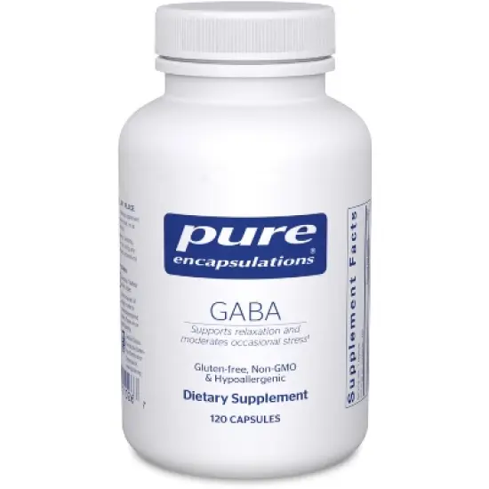 Pure Encapsulations GABA - Supplement to Support Relaxation & Moderation of Occasional Stress - With Premium GABA Amino Acids image {9}