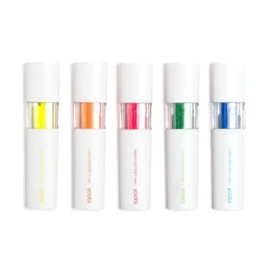 Yoobi Evolve 5pk Highlighters See-Through Barrel 5.0mm color Ink image {1}