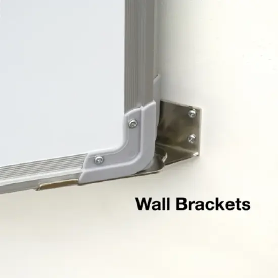 Excello Global Products 40" x 60" Wall Mounted Split Folding Whiteboard image {2}