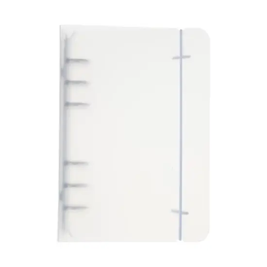 Unique Bargains PP Waterproof Frosted 6 Ring Round Binder Cover for Meeting Folder image {5}