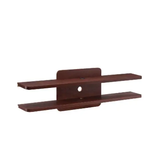 Mater 2 Tiers Open Shelves Floating Console Fits Tv's Up To 65" - HOMES: Inside + Out image {7}