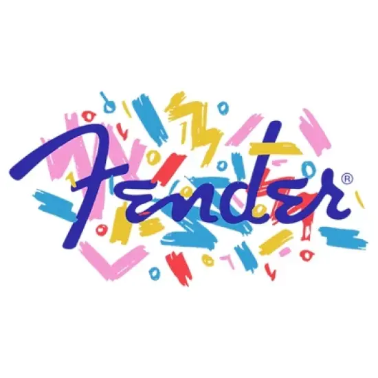 Women's Fender Retro Confetti Logo T-Shirt image {1}