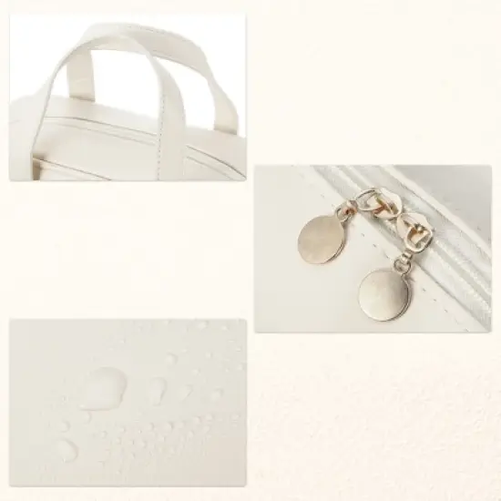 Unique Bargains Travel Portable Large Capacity Makeup Bag image {2}