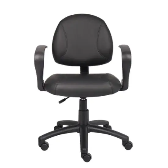 Posture Chair with Loop Arms Black - Boss Office Products image {4}