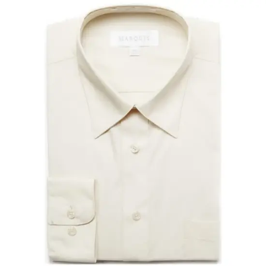 Classic Regular Fit Long Sleeve Point Collar Dress Shirt image {24}