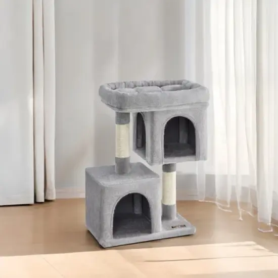 Cat Tree, 29.1-Inch Cat Tower, Cat Condo for Large Cats up to 11 lb, Large Cat Perch, 2 Cat Caves, Scratching Post, Cat Houses for Indoor Cats image {5}